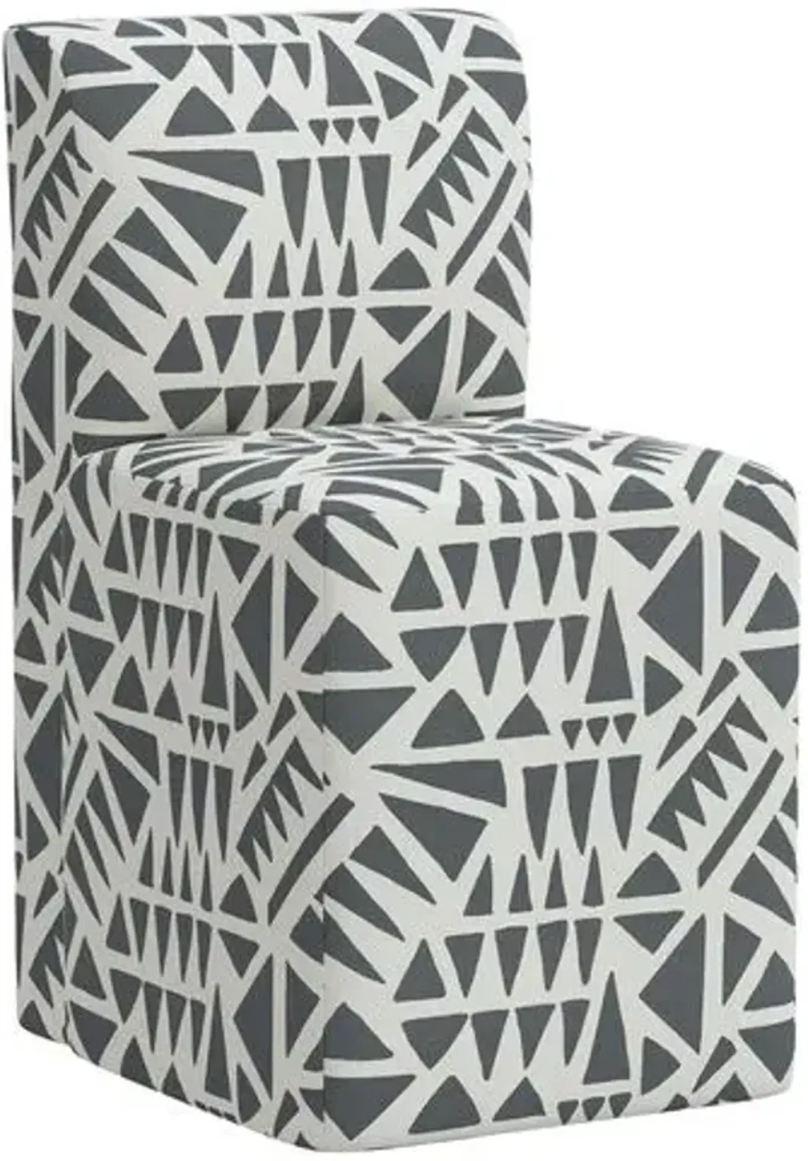 Graham Dining Chair - Nairobi Charcoal - Gray