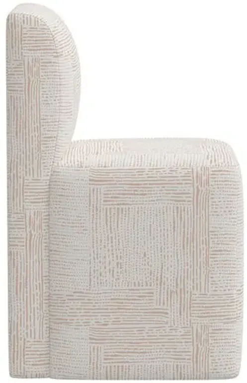 Graham Dining Chair - Durban Soft Pink