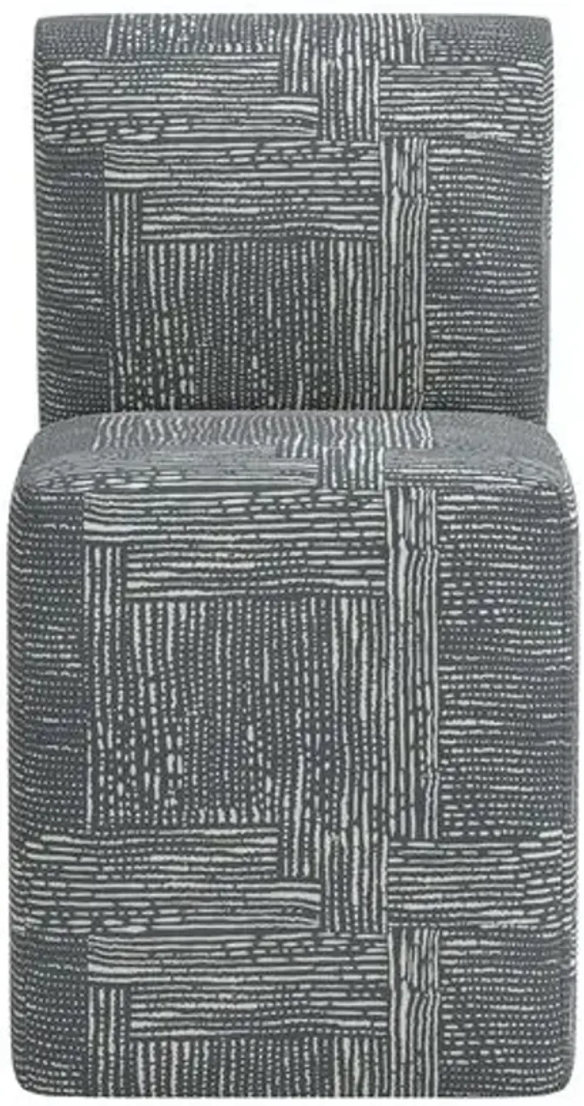 Graham Dining Chair - Durban Charcoal - Gray