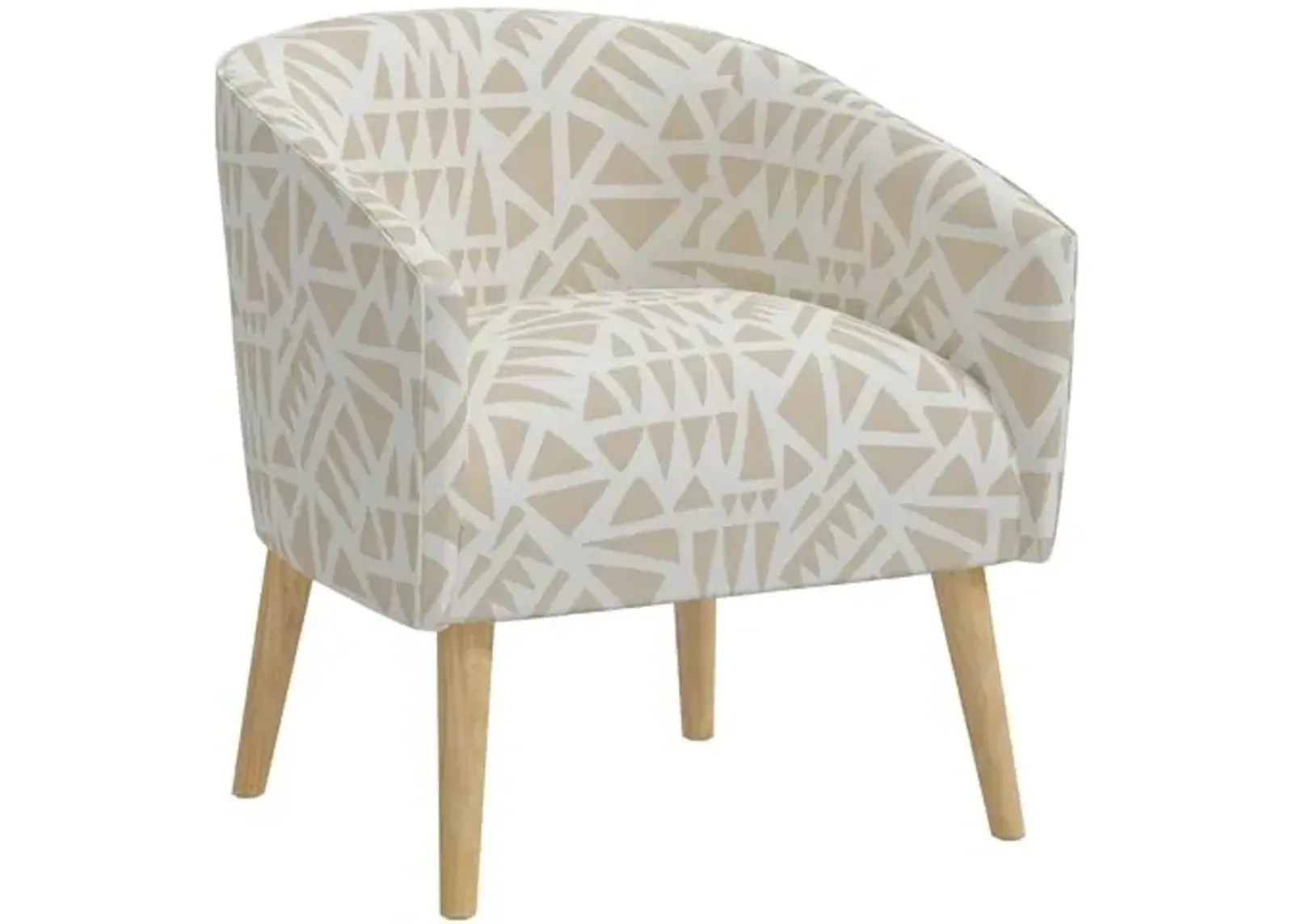 Leah Barrel Chair - Nairobi Natural - Beige