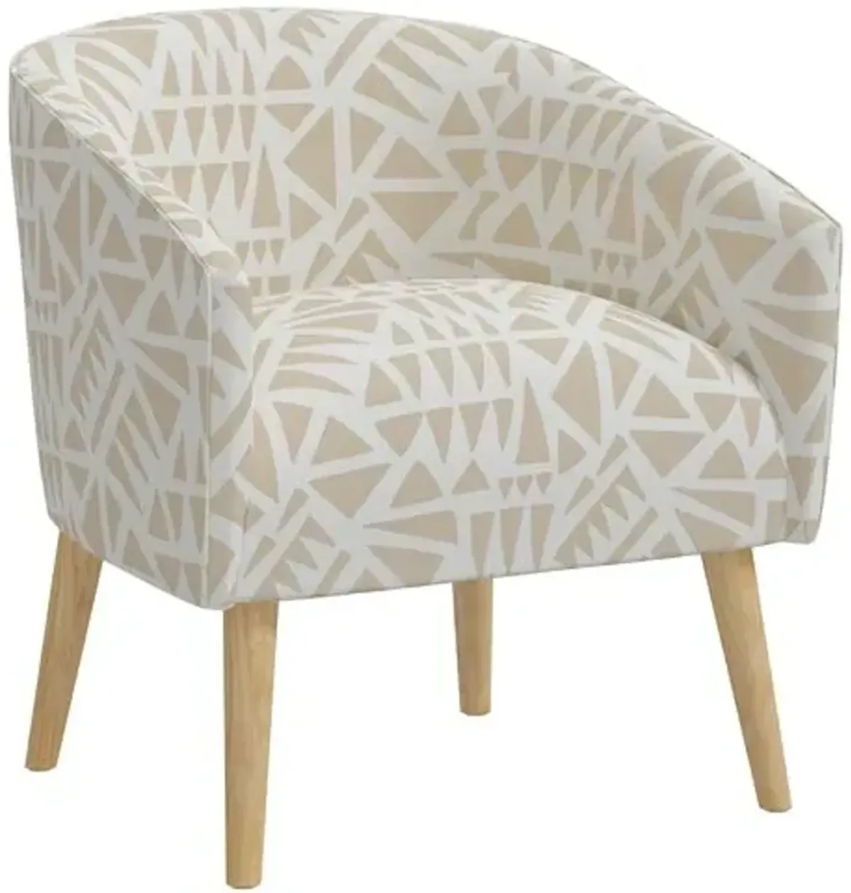 Leah Barrel Chair - Nairobi Natural - Beige