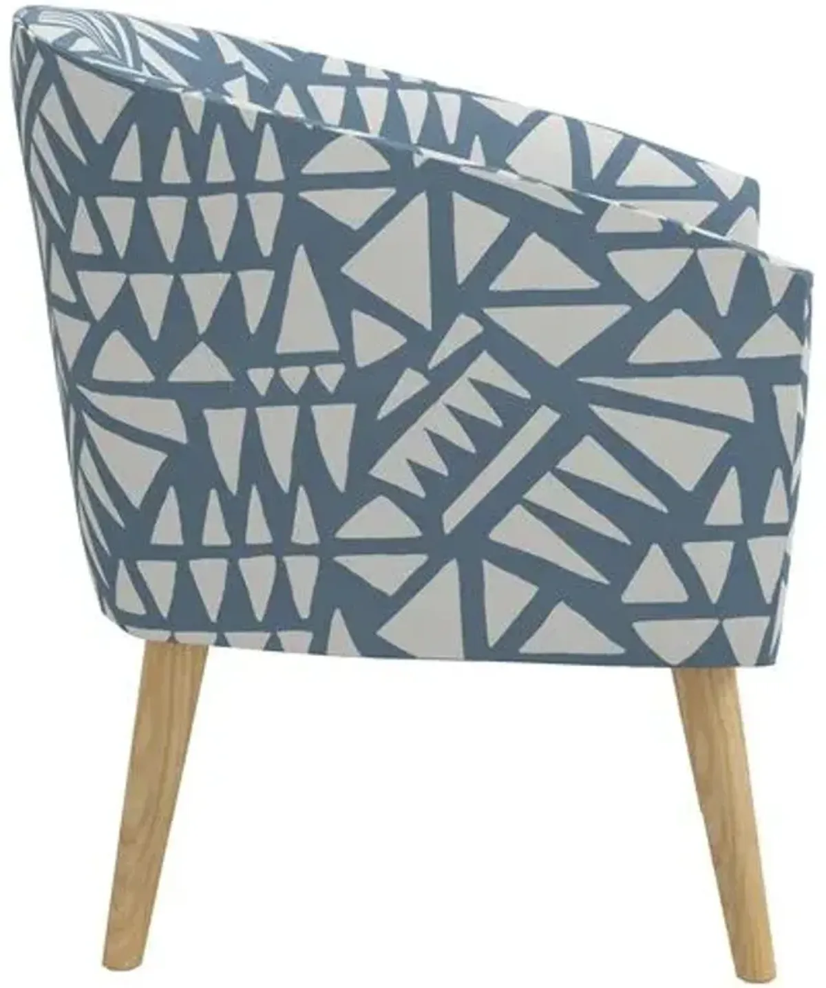 Leah Barrel Chair - Nairobi Blue