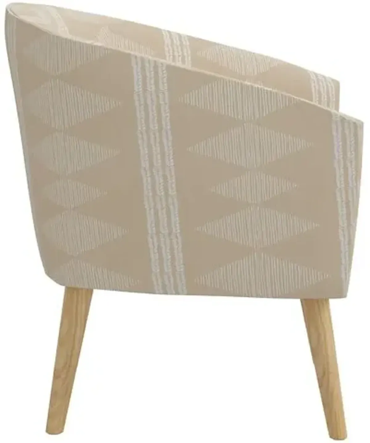 Leah Barrel Chair - Soweto Natural - Beige