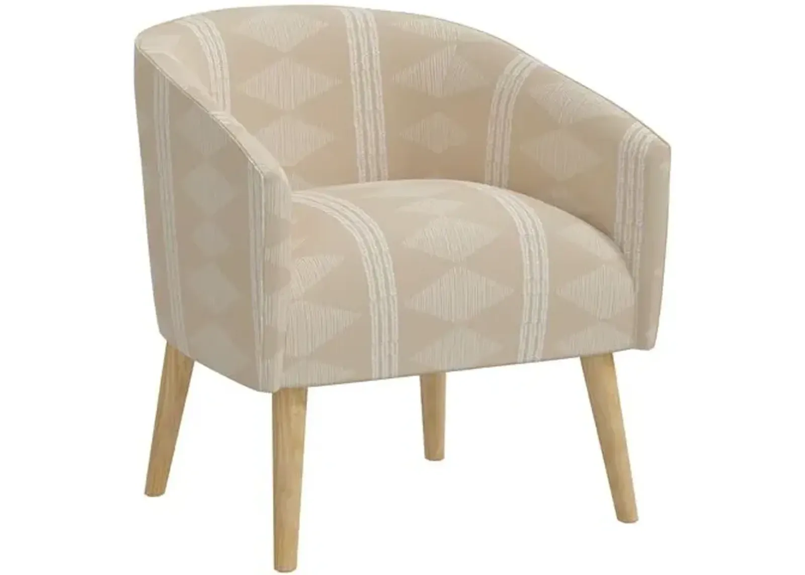 Leah Barrel Chair - Soweto Natural - Beige