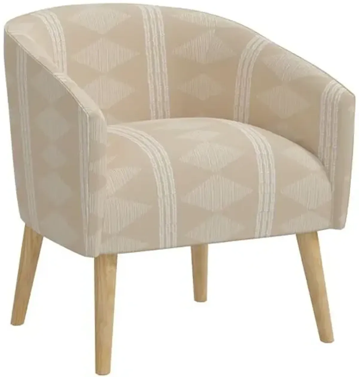 Leah Barrel Chair - Soweto Natural - Beige