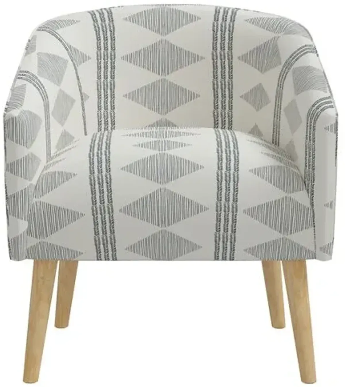 Leah Barrel Chair - Soweto Gray