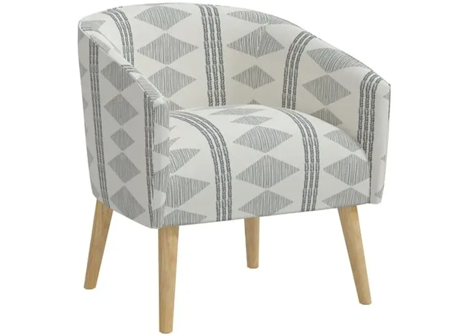 Leah Barrel Chair - Soweto Gray