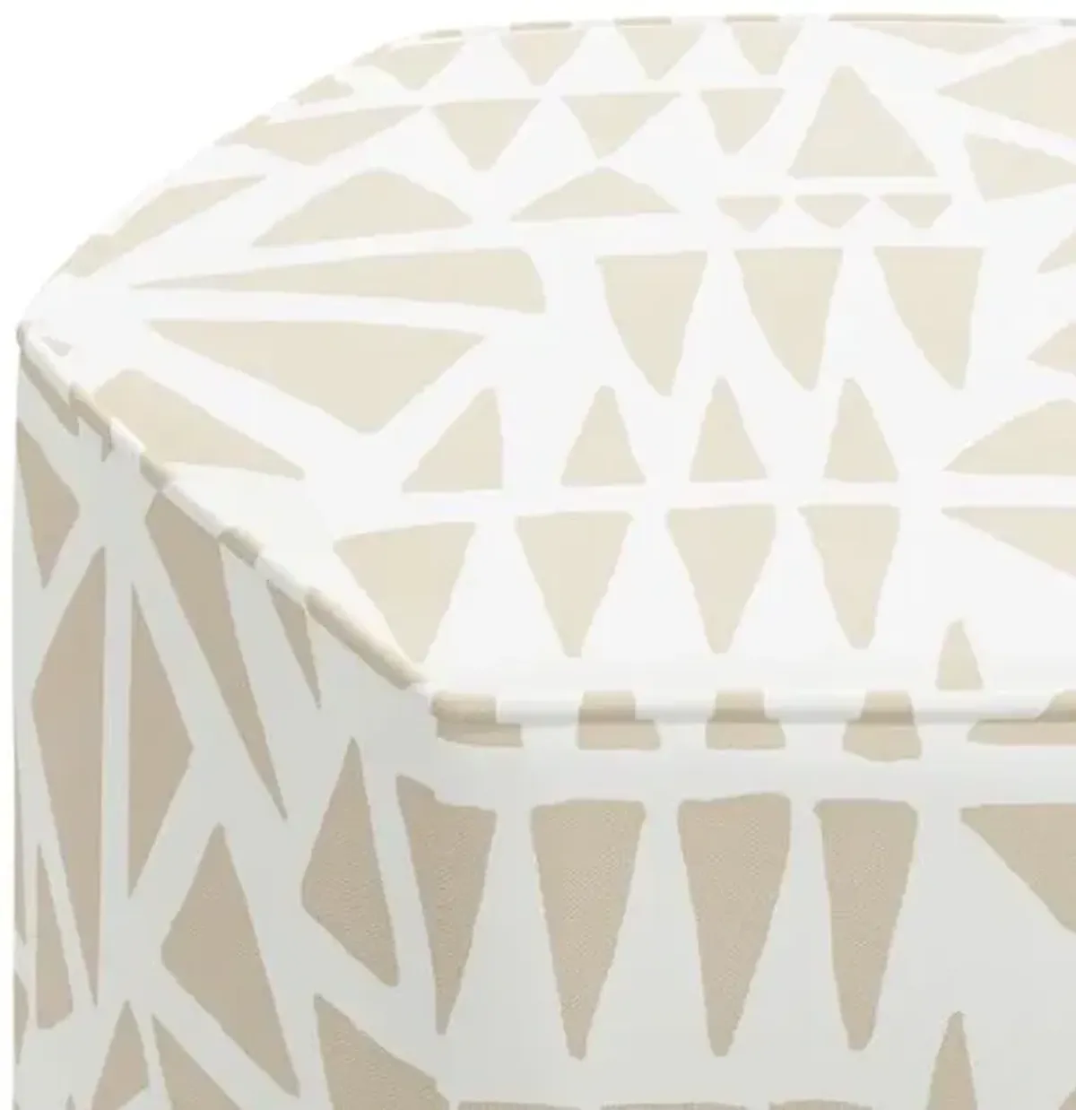 Becca Ottoman - Nairobi Natural - Beige