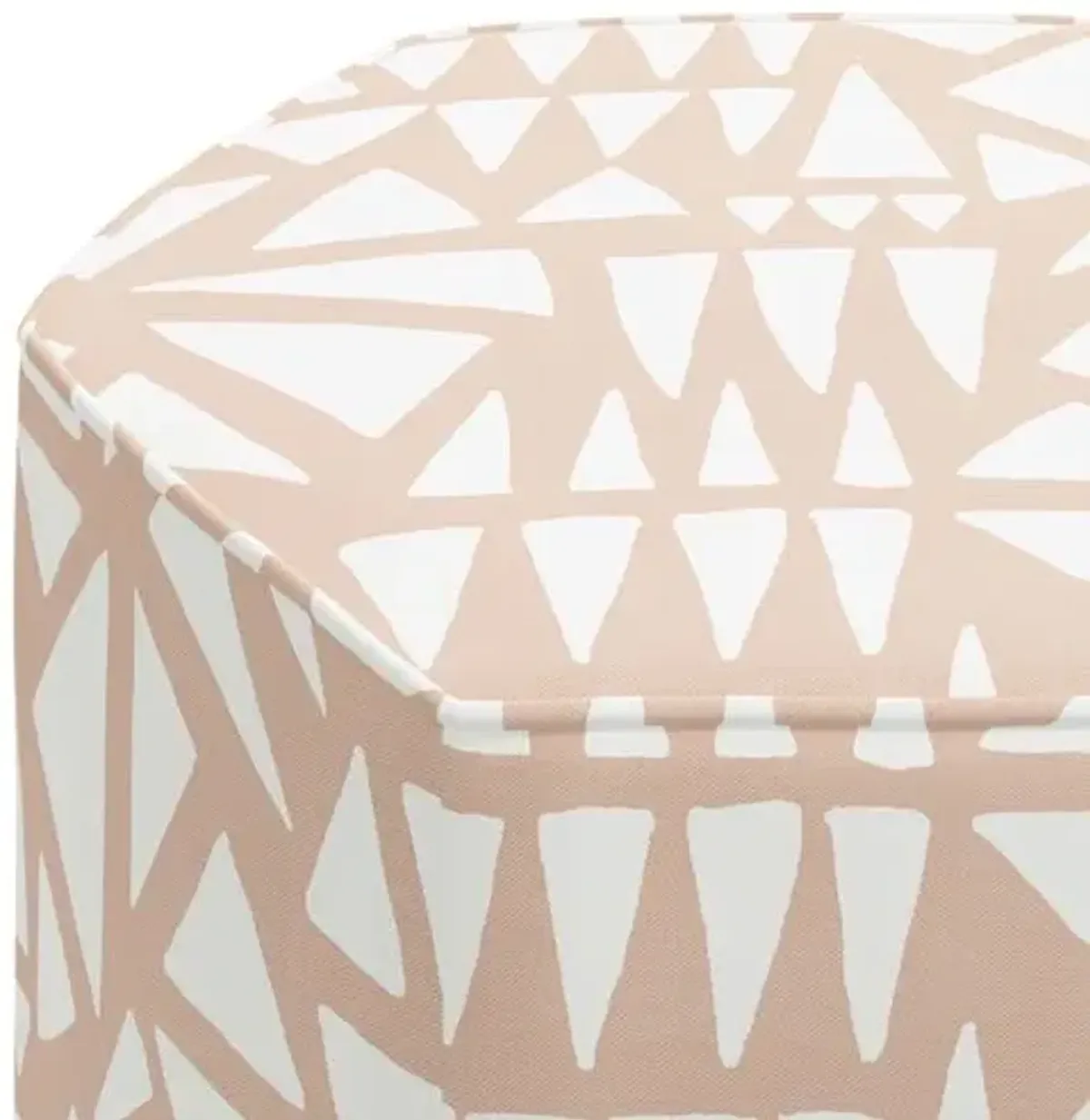 Becca Ottoman - Nairobi Soft Pink