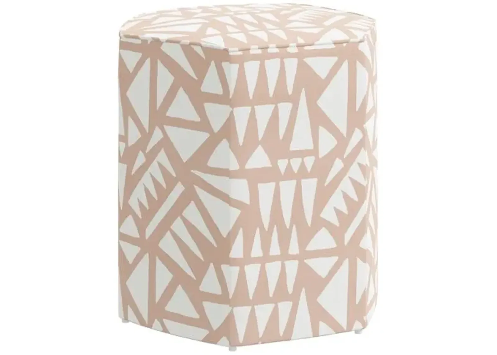 Becca Ottoman - Nairobi Soft Pink