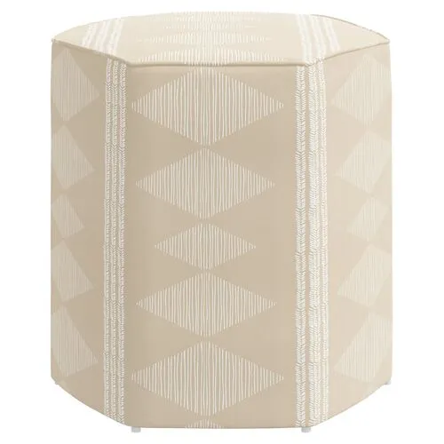 Becca Ottoman - Soweto Natural - Beige