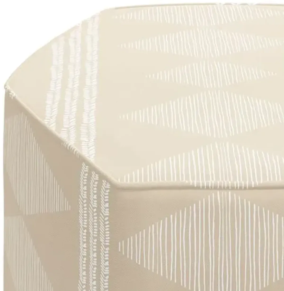 Becca Ottoman - Soweto Natural - Beige