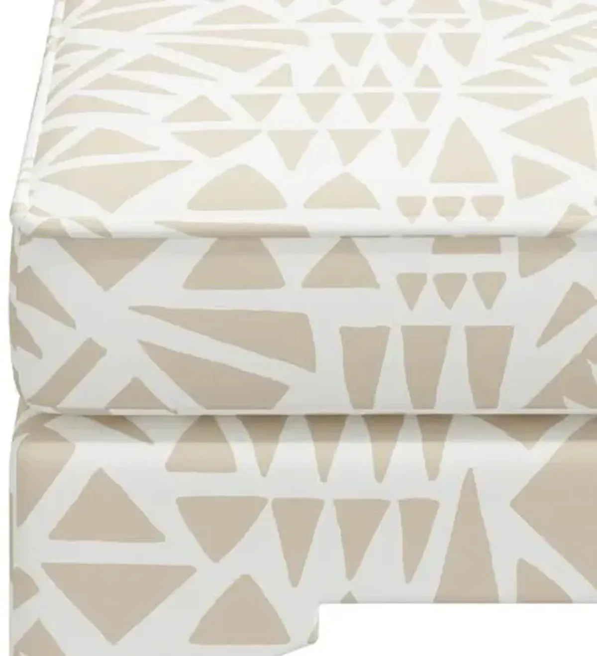 Maude Pillow-Top Ottoman - Nairobi Natural