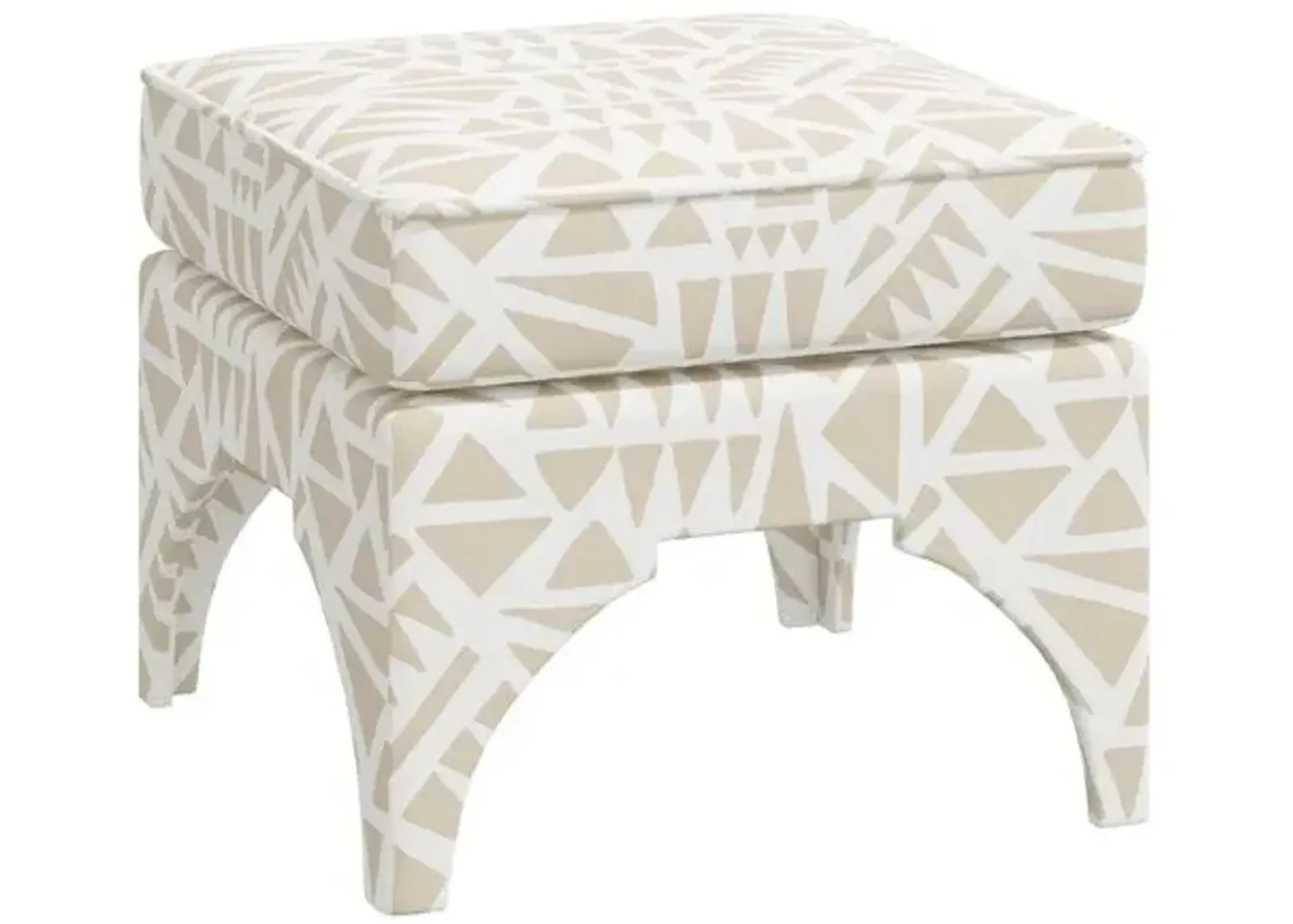 Maude Pillow-Top Ottoman - Nairobi Natural