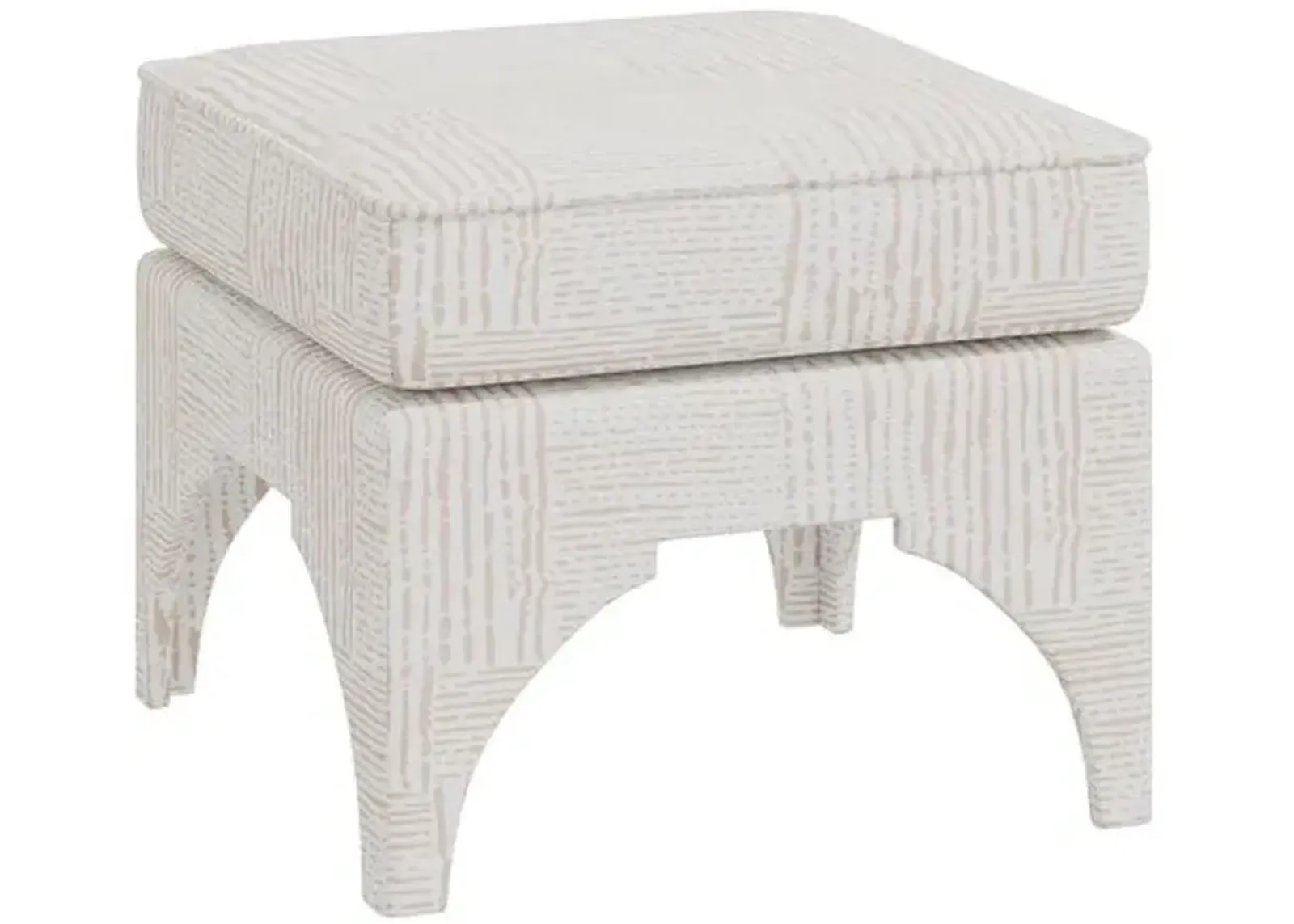 Maude Pillow-Top Ottoman - Durban Soft Pink