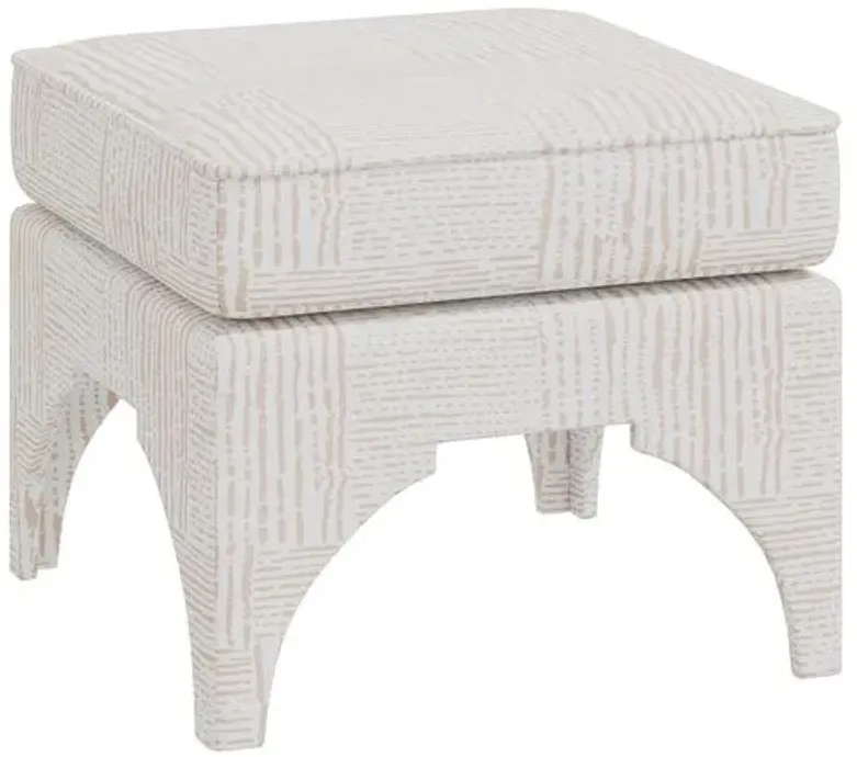 Maude Pillow-Top Ottoman - Durban Soft Pink