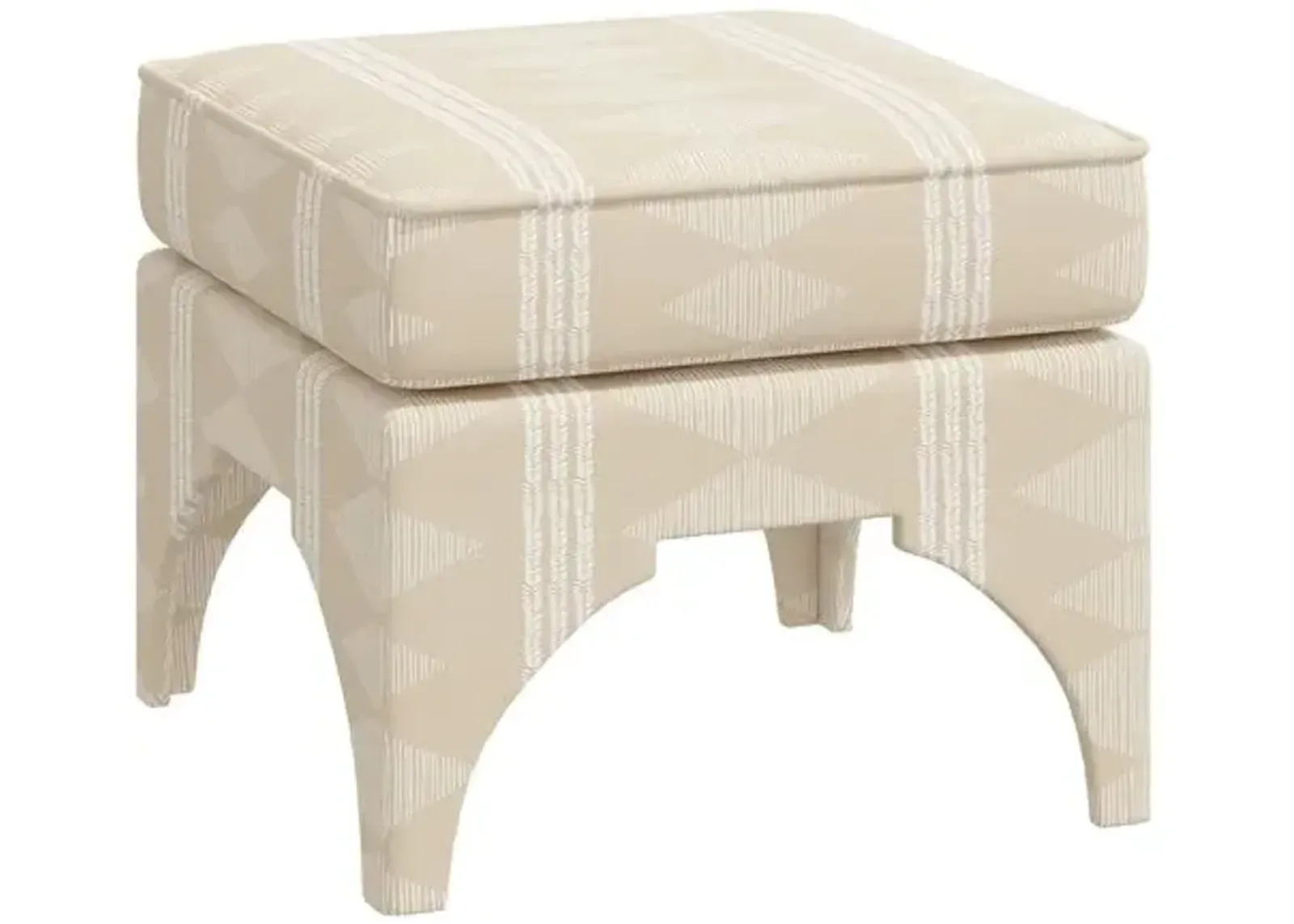 Maude Pillow-Top Ottoman - Soweto Natural