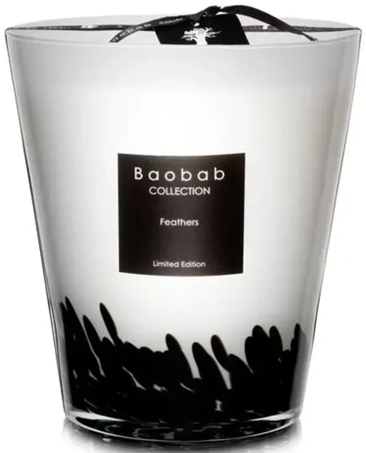 Feathers Candle - BAOBAB COLLECTION - Blue