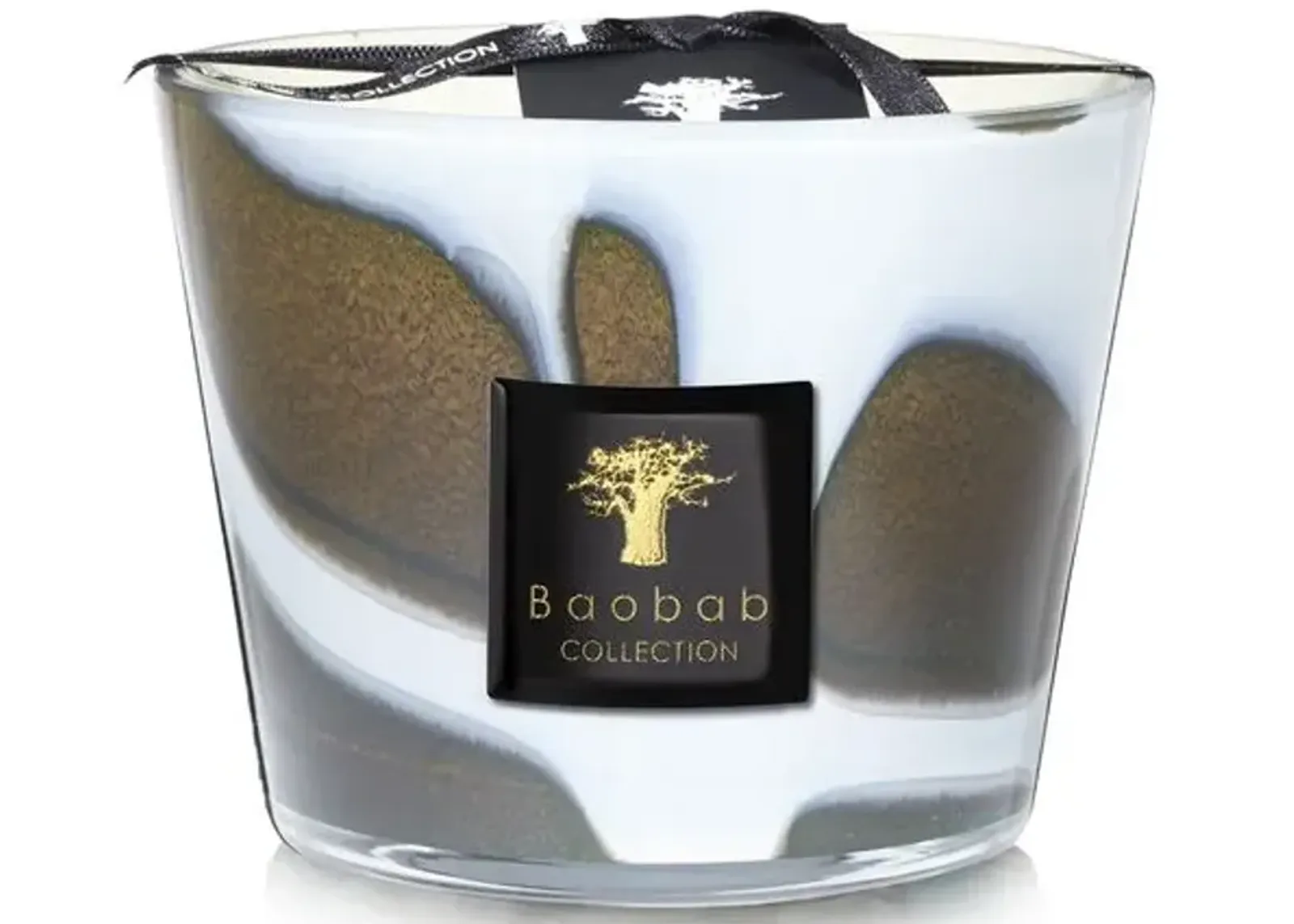 Stones Agate Candle - BAOBAB COLLECTION - Handcrafted - Gray