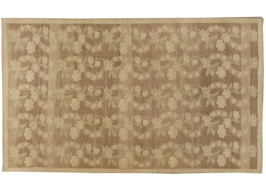 Turkish Trellis Design Rug 5'8" X 9'10" - Beige - Beige