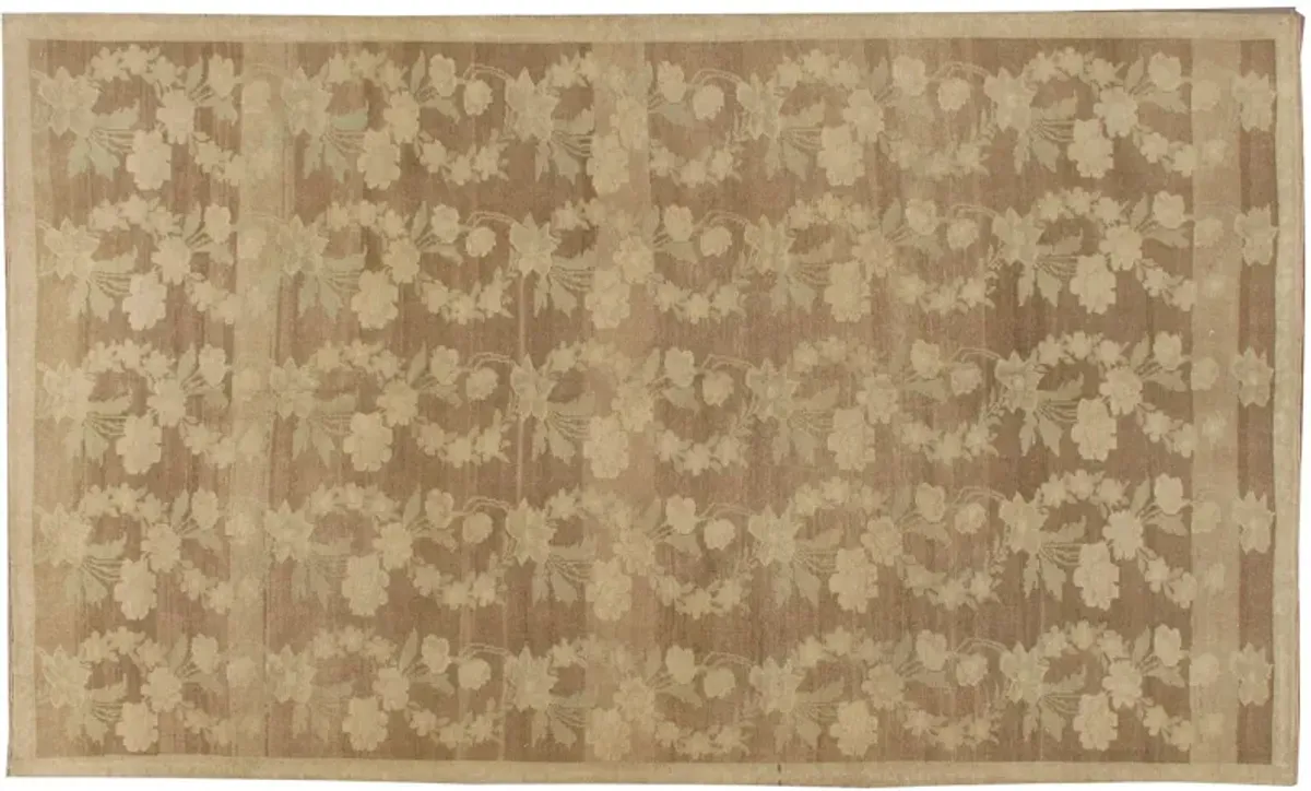 Turkish Trellis Design Rug 5'8" X 9'10" - Beige - Beige