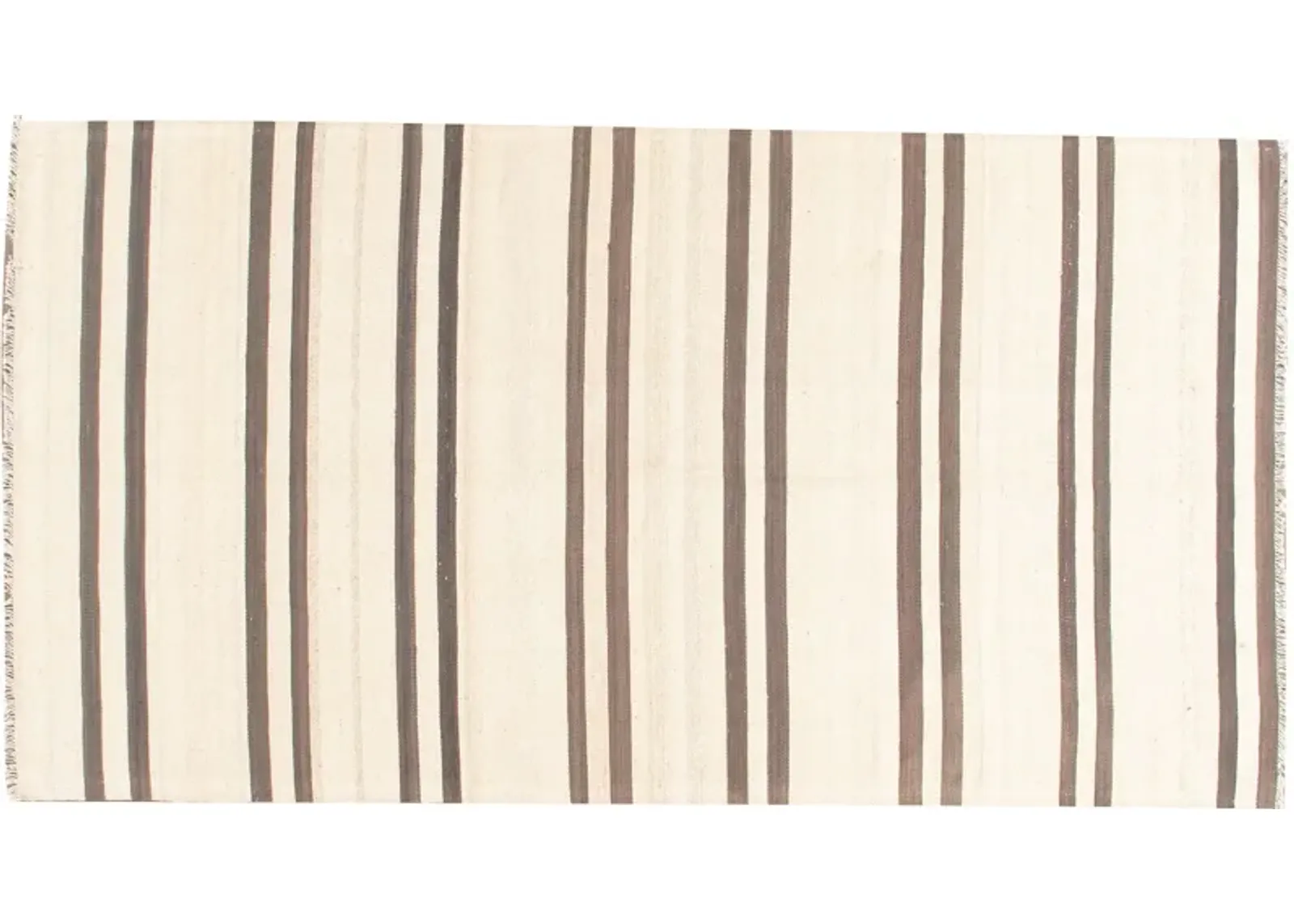 Turkish Kilim - 4'9" X 10'10" - Brown