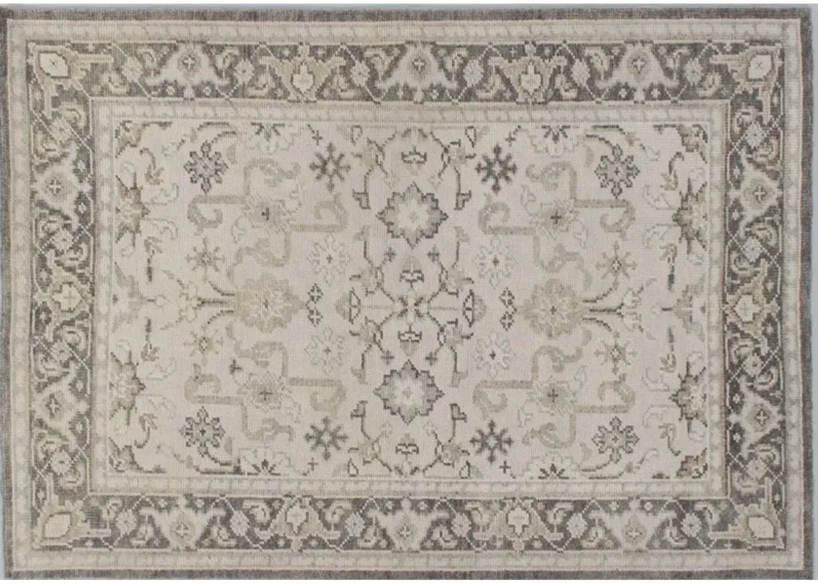 Classic Tabriz Style Handwoven 5'2 x 7'5 - Gray