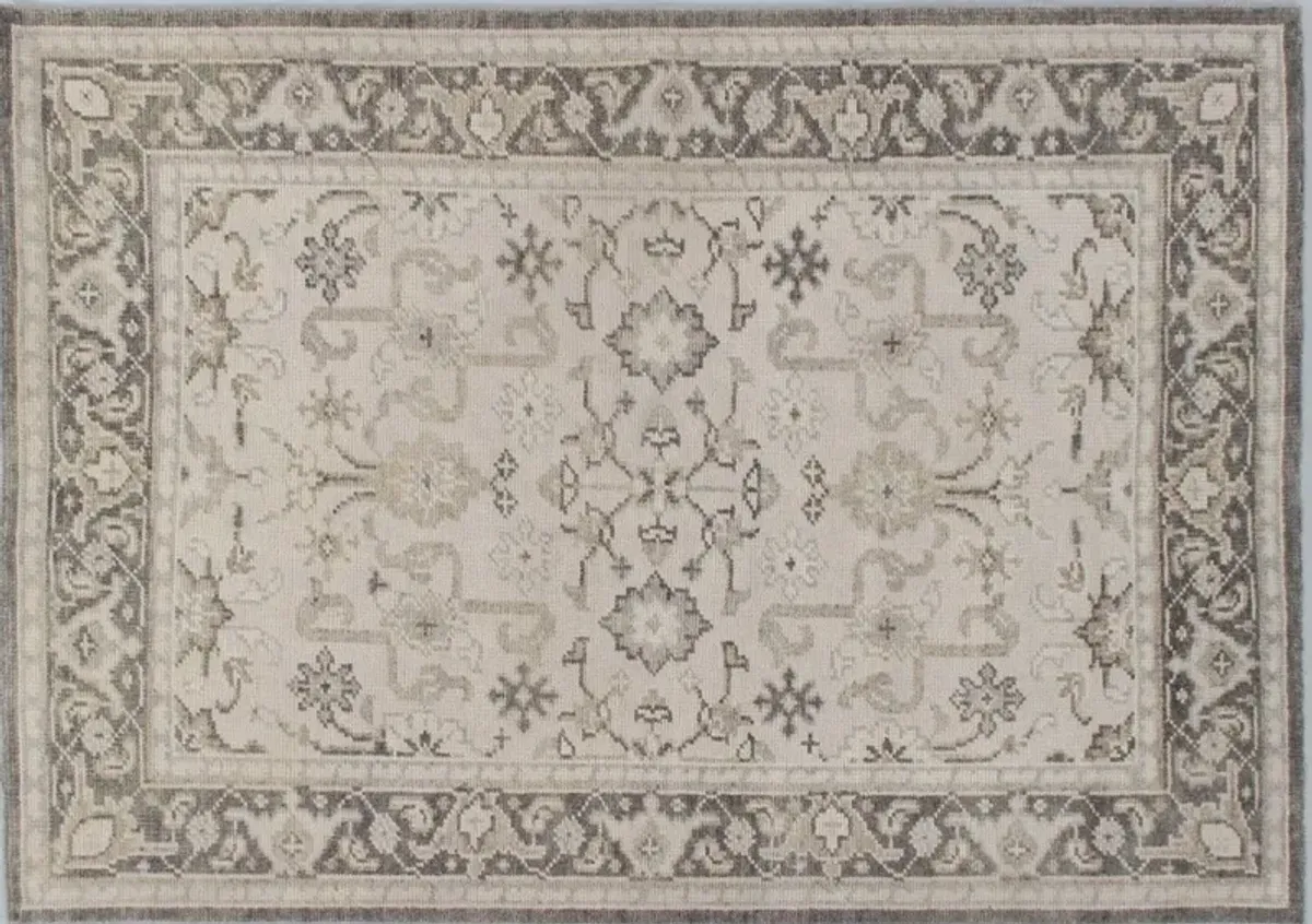 Classic Tabriz Style Handwoven 5'2 x 7'5 - Gray