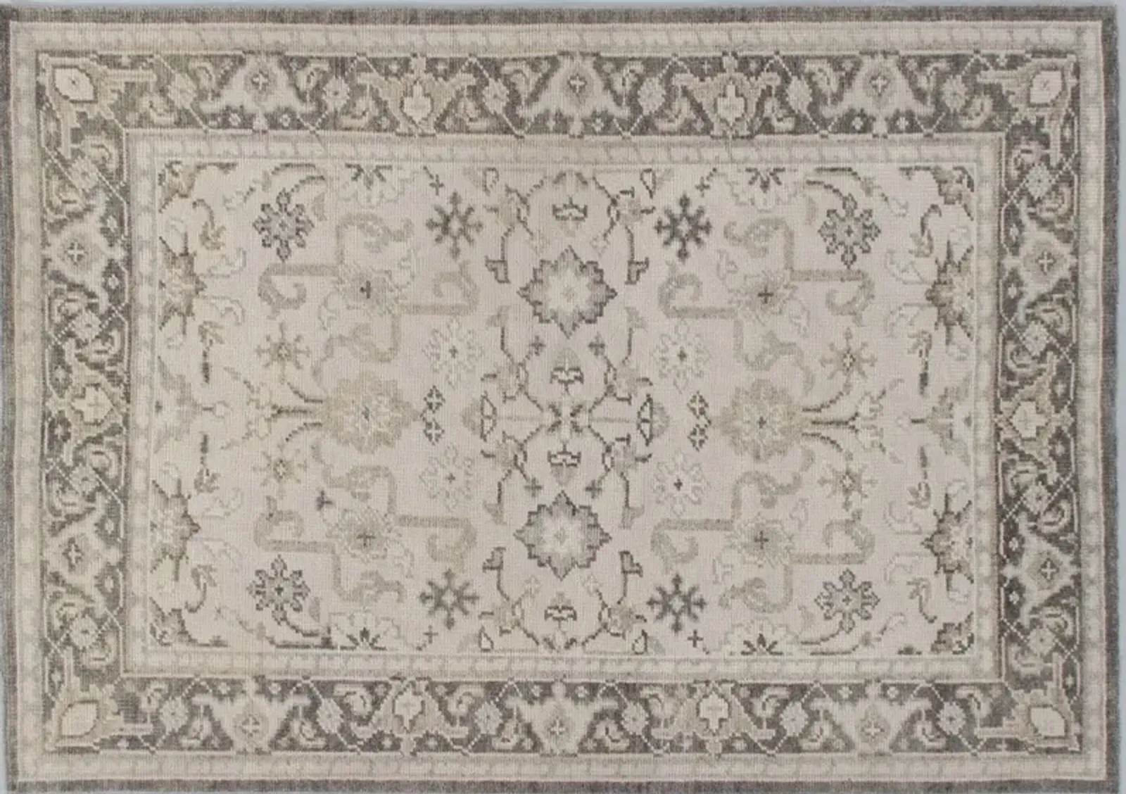 Classic Tabriz Style Handwoven 5'2 x 7'5 - Gray