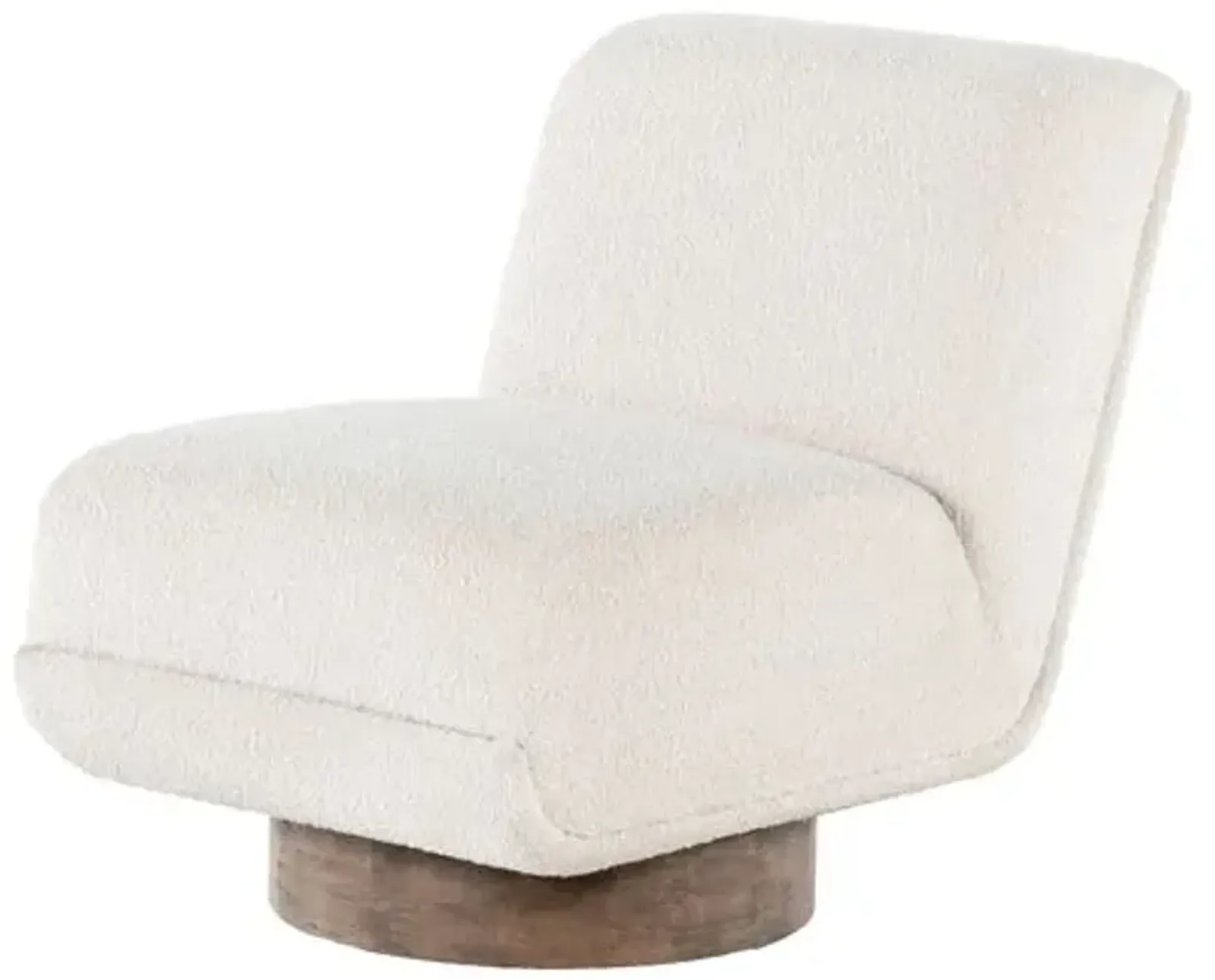 Marshall Boucl Swivel Chair - Knoll Natural