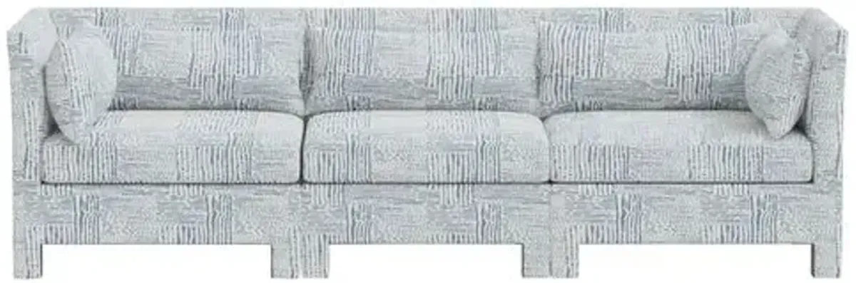 Bryn 3-Pc Sofa - Durban Blue