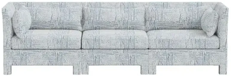 Bryn 3-Pc Sofa - Durban Blue