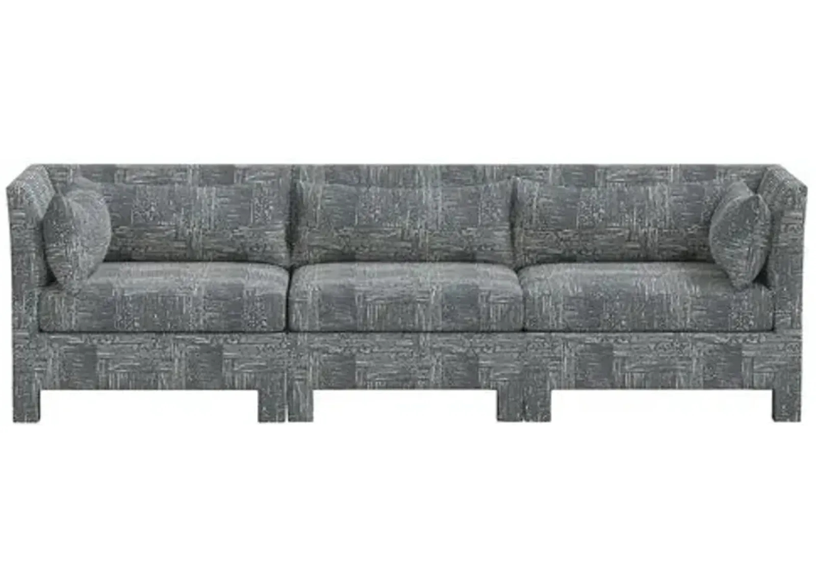 Bryn 3-Pc Sofa - Durban Charcoal