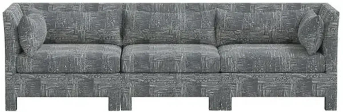 Bryn 3-Pc Sofa - Durban Charcoal