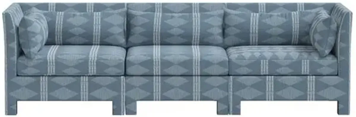 Bryn 3-Pc Sofa - Soweto Blue