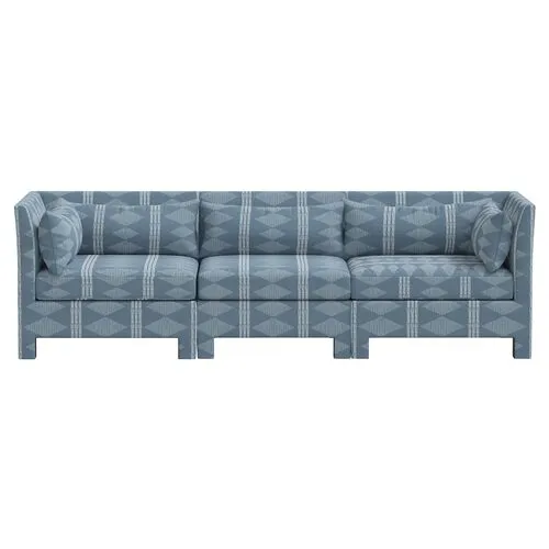 Bryn 3-Pc Sofa - Soweto Blue