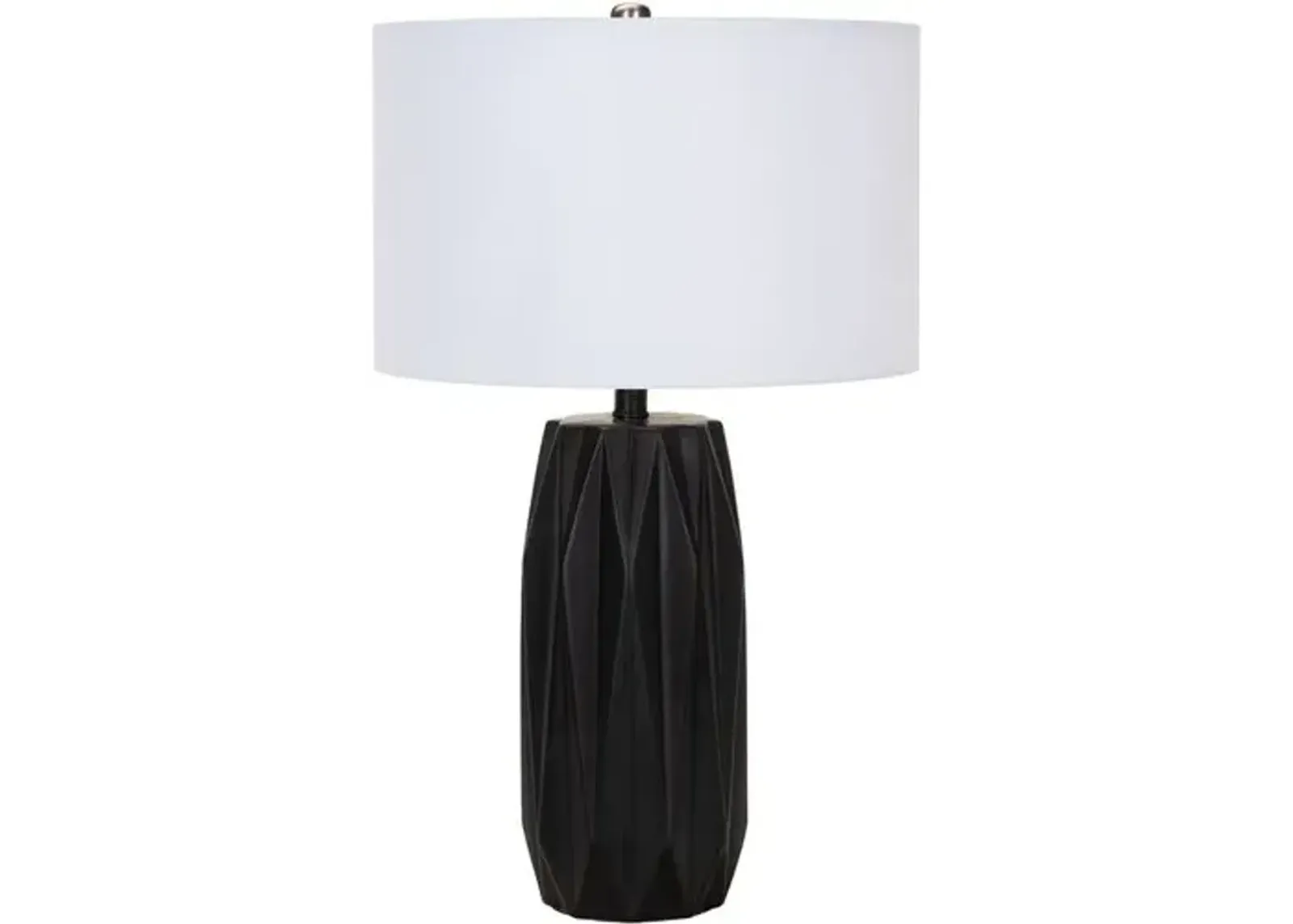 Grimsey Table Lamp - Black Glaze