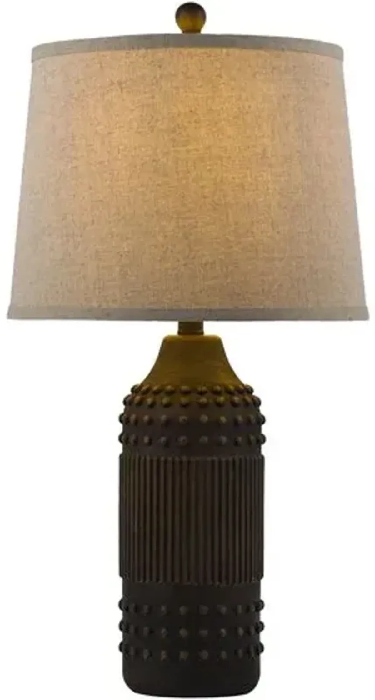 Lutton Table Lamp - Dark Brown