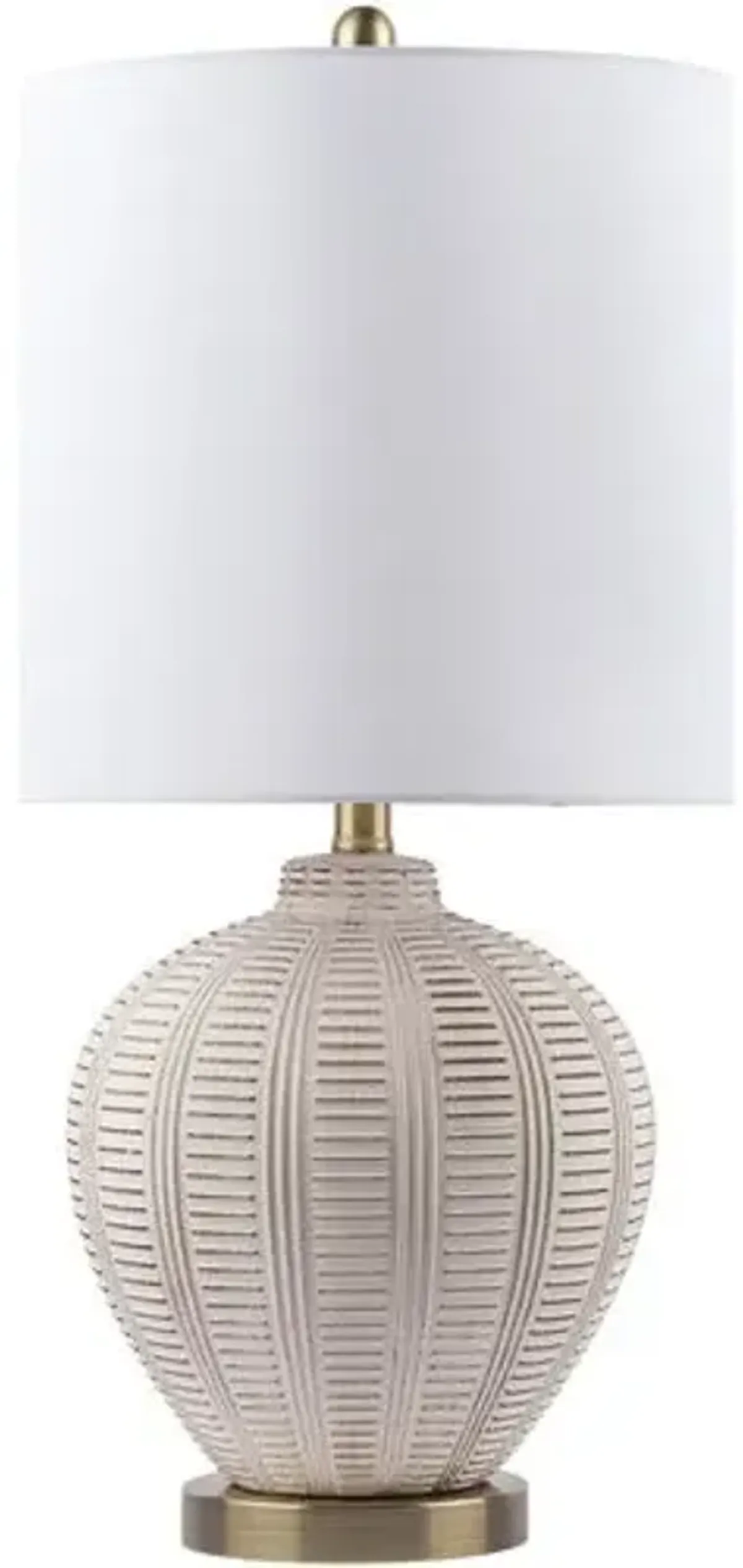 Raya Table Lamp - Off-White Glaze