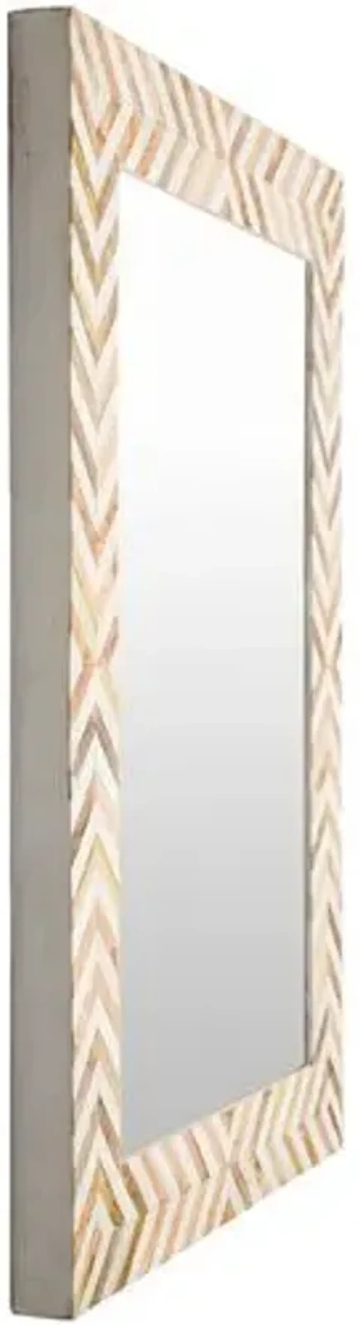 Kiara Small Rectangular Wall Mirror - Natural