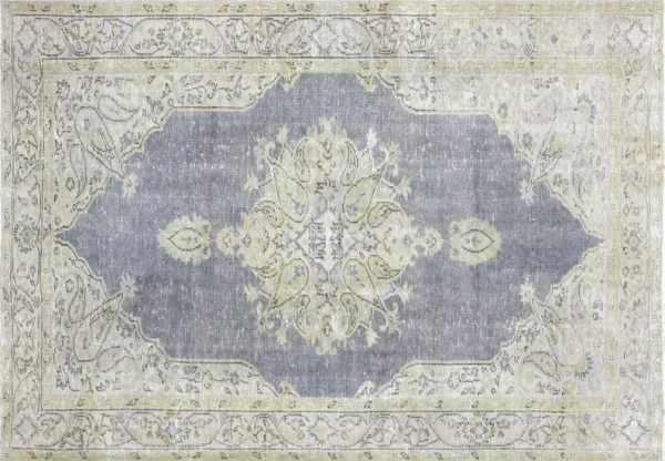 1960s Turkish Oushak Rug, 5'11" x 8'6"