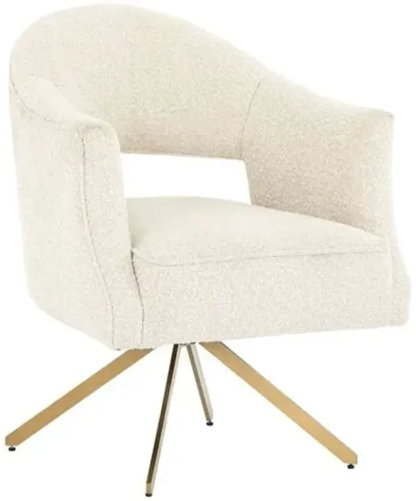 Jenn Desk Chair - Natural Performance - Beige