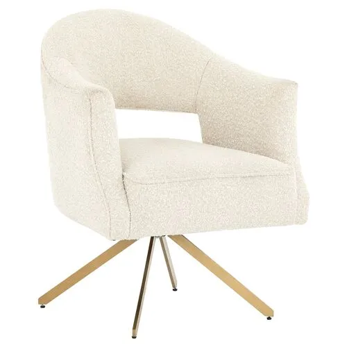 Jenn Desk Chair - Natural Performance - Beige