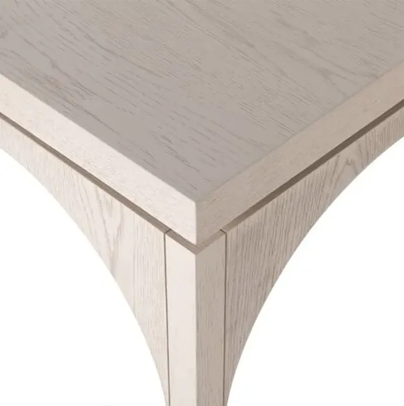 Allison Oak Coffee Table - Off White