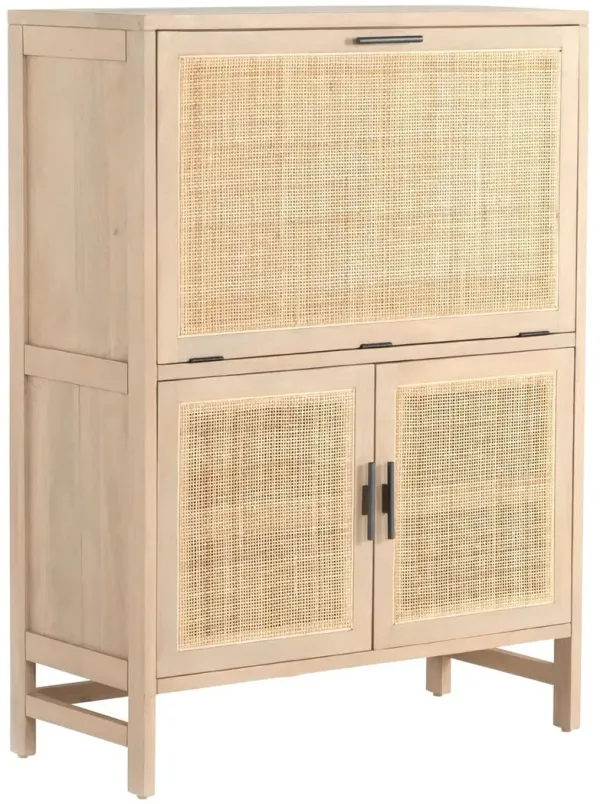 Aimee Cane Bar Cabinet