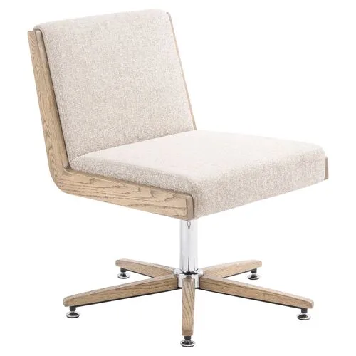 Hayden Desk Chair - Light Camel - Beige