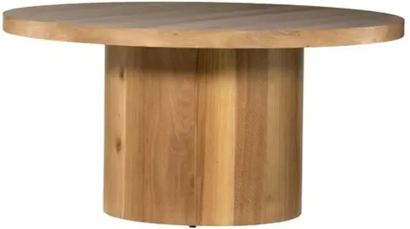 Emma 60" Round Dining Table - Natural Yukas