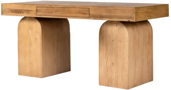 Wyatt Desk, Natural Reclaimed Elm