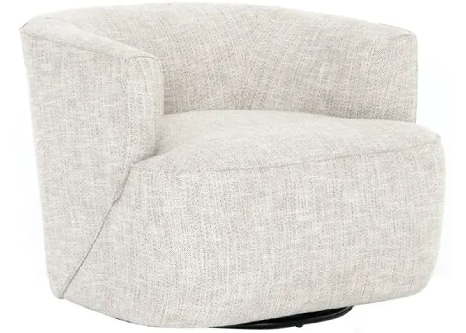 Olivia Swivel Chair - Dove