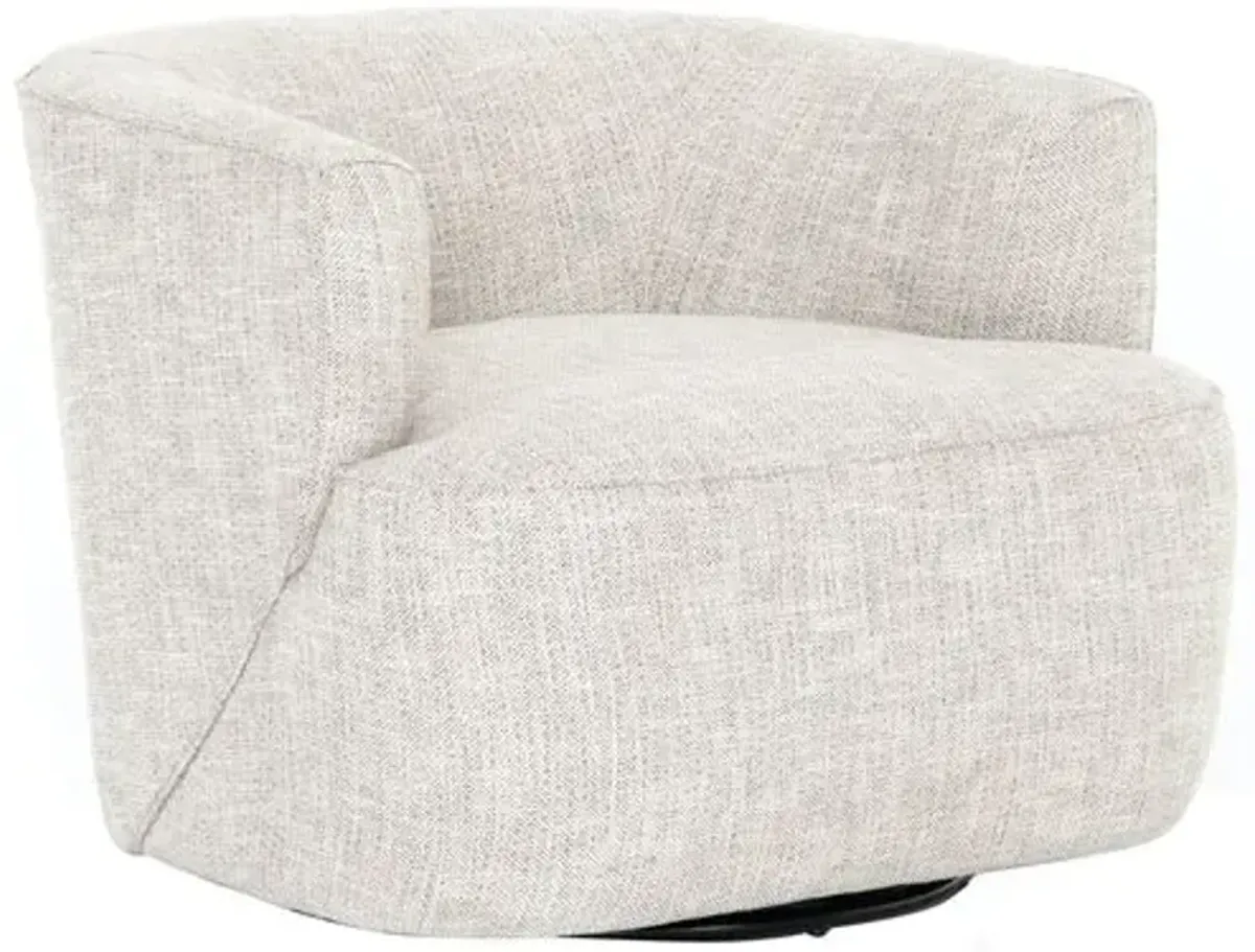 Olivia Swivel Chair - Dove